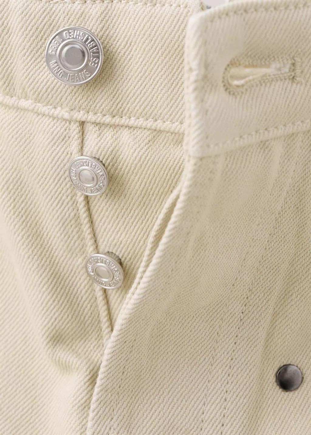 BROWN Studded denim shorts, Light Pastel Brown, large image number 5