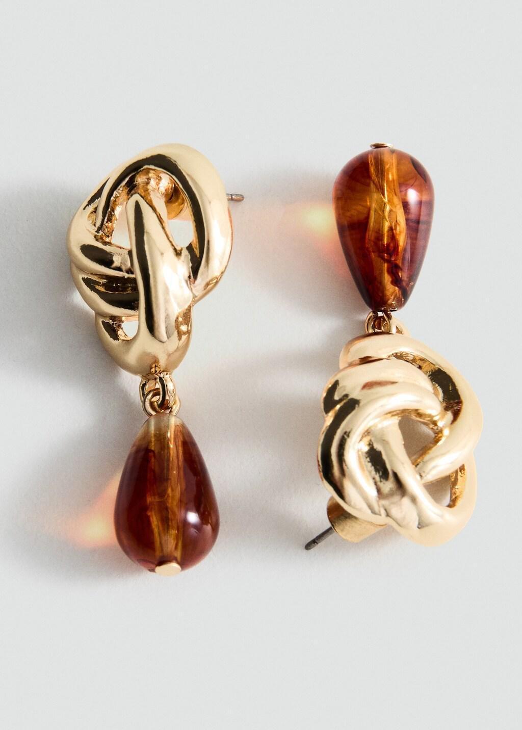 GOLD Drop earrings, Gold, large image number 0