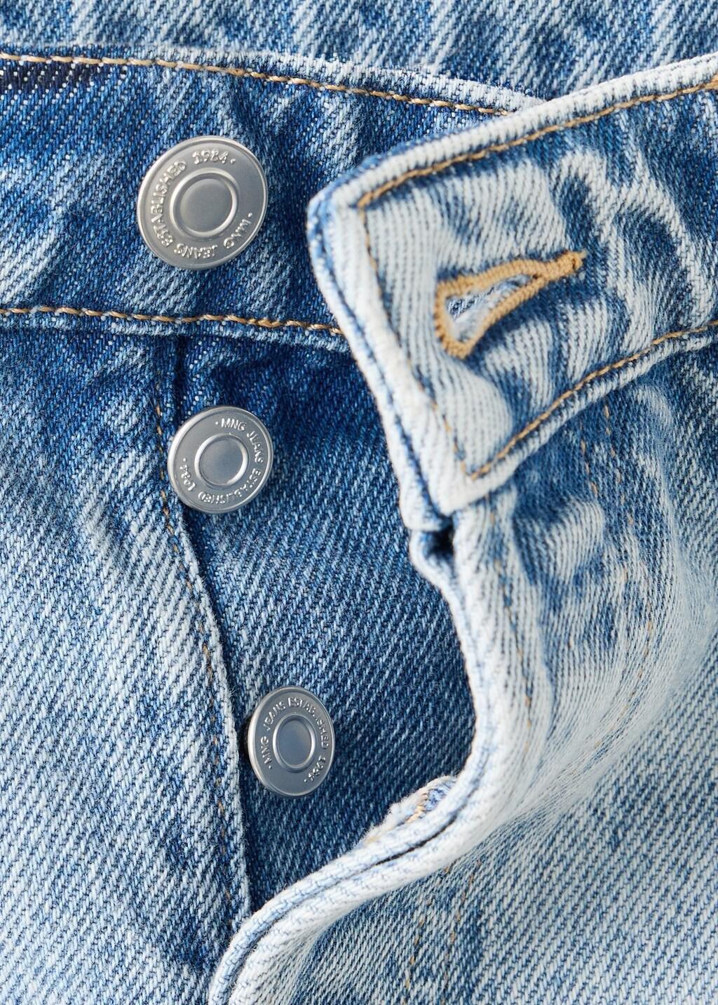 Blue Mid-Rise Balloon Jeans, Open Blue, medium