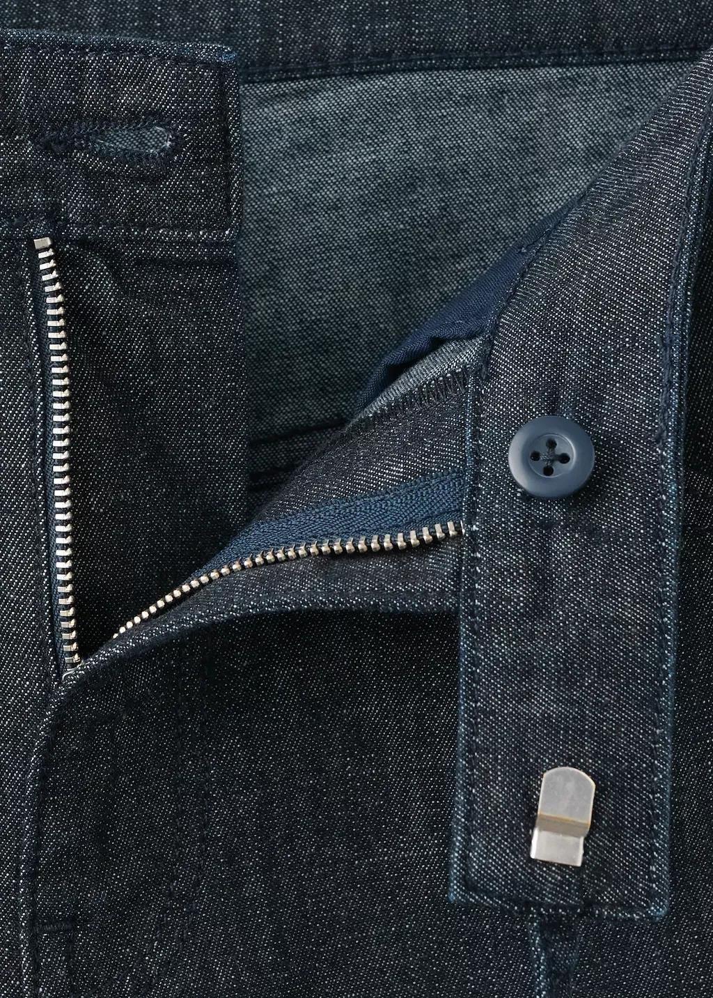 Blue Low-Rise Tie Jeans, Open Blue, large image number 2