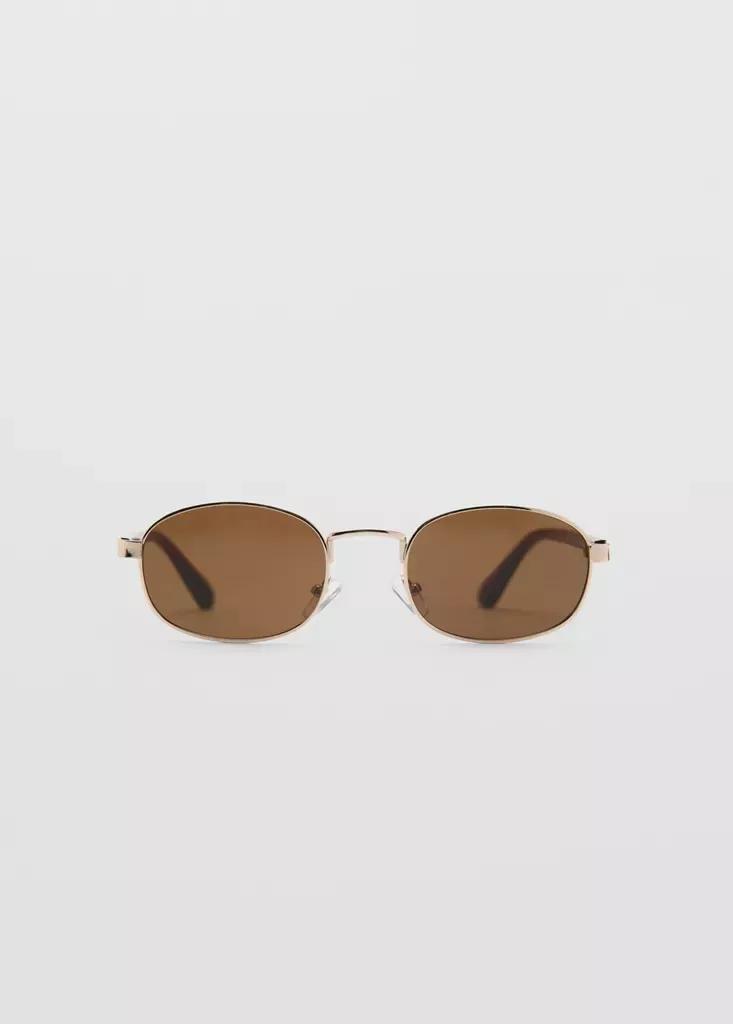 GOLD Metallic frame sunglasses, Gold, large image number 4