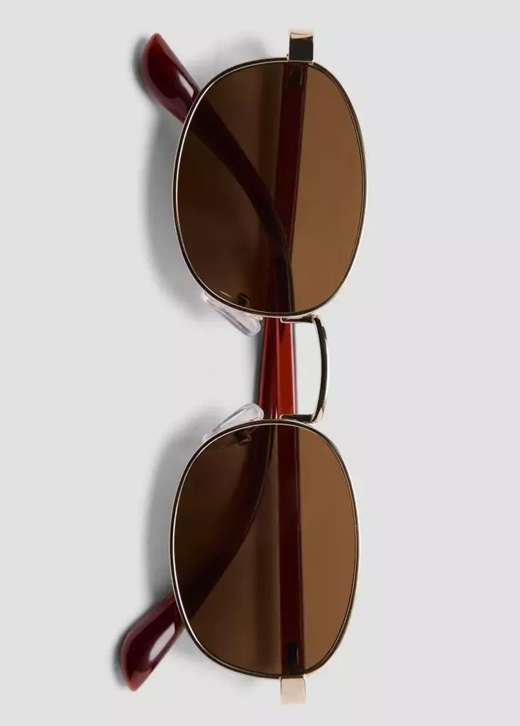 GOLD Metallic frame sunglasses, Gold, large image number 7