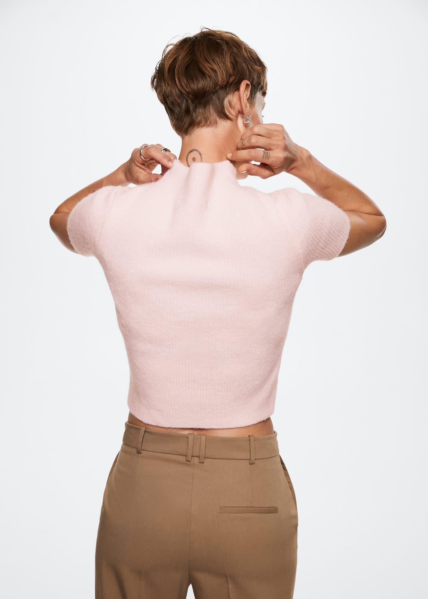 pink Turtleneck top, , large image number 6
