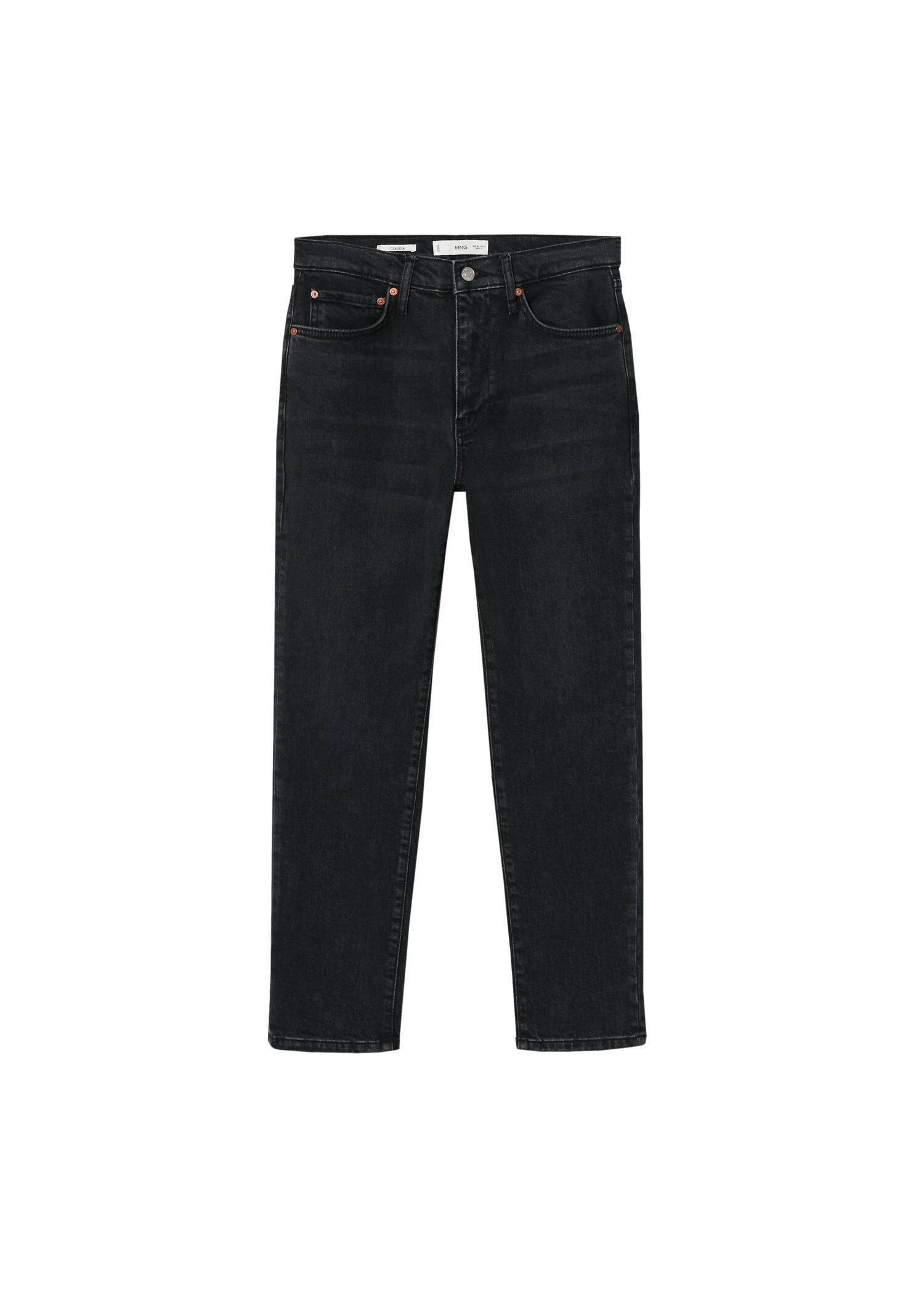 open grey Slim cropped jeans, , large image number 7