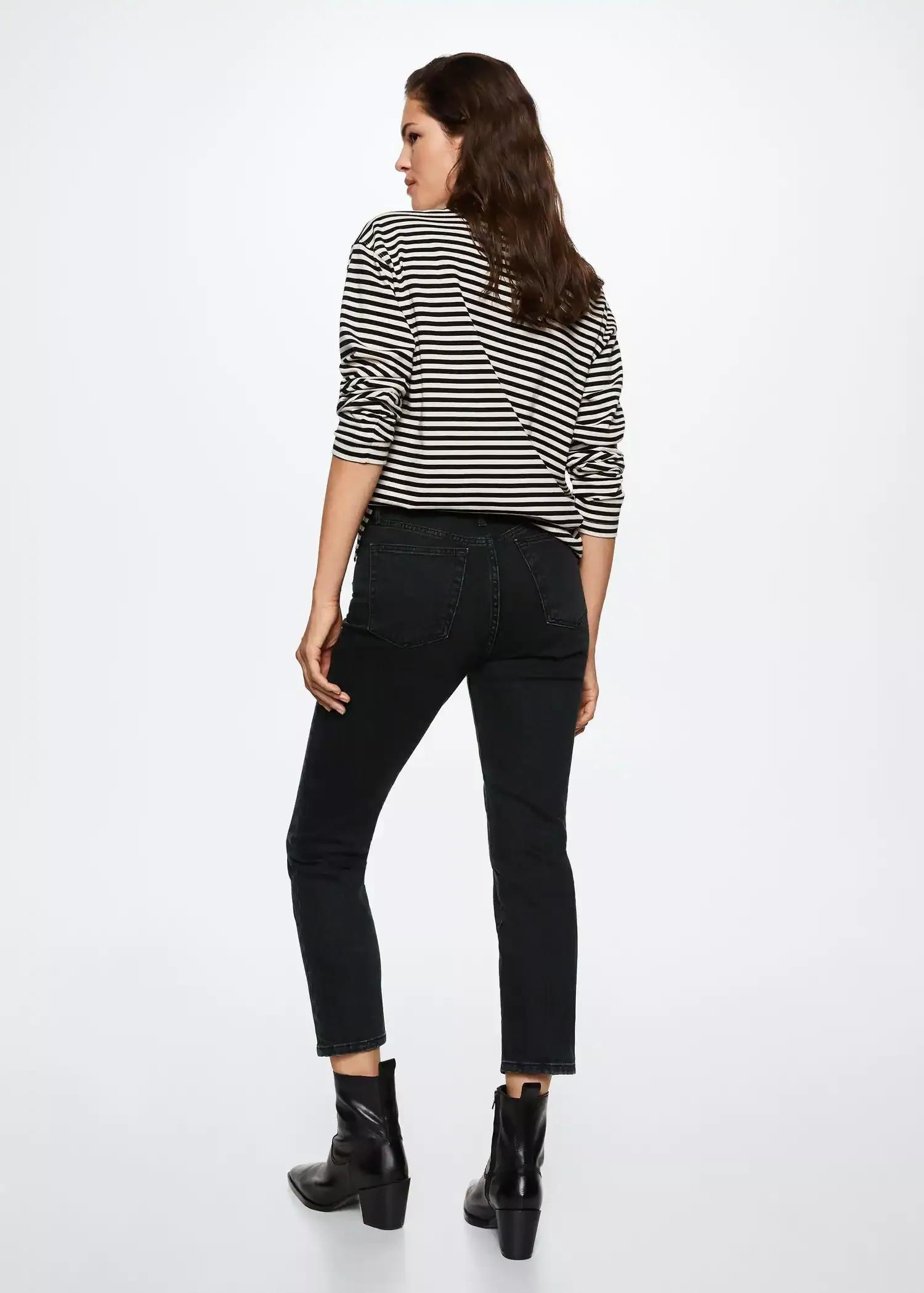 open grey Slim cropped jeans, , large image number 8