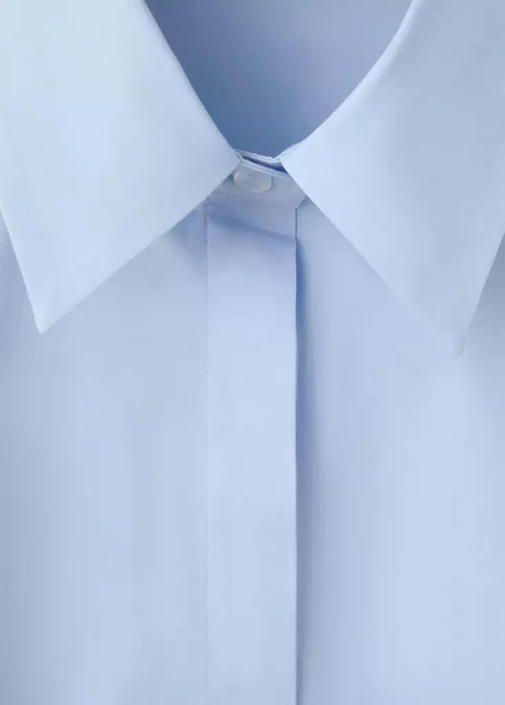 LT-PASTEL BLUE Slim-fit poplin shirt, Light-Pastel Blue, large image number 8