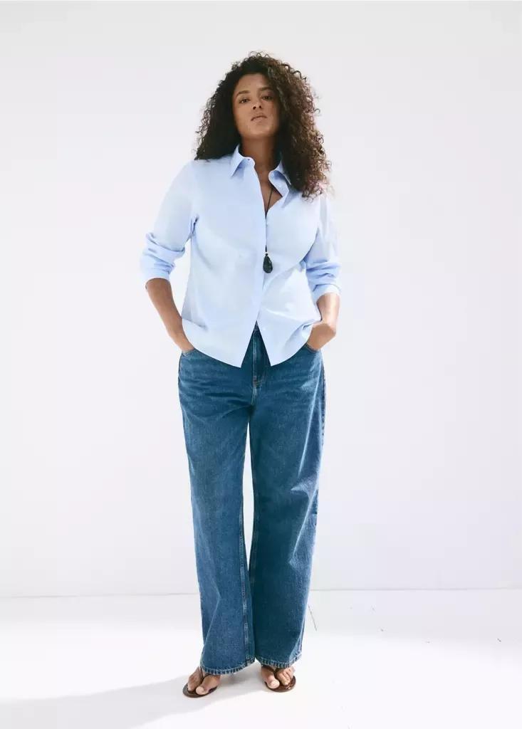 LT-PASTEL BLUE Slim-fit poplin shirt, Light-Pastel Blue, large image number 10