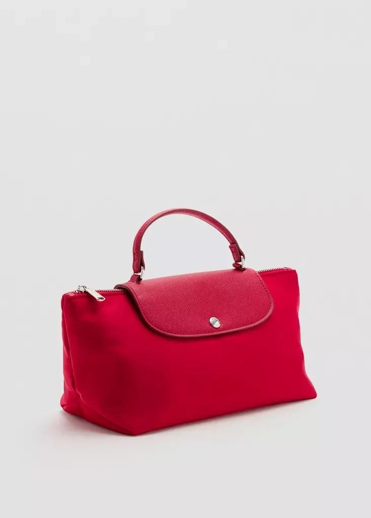 Red Nylon Toiletry Bag With Handle, , large image number 1