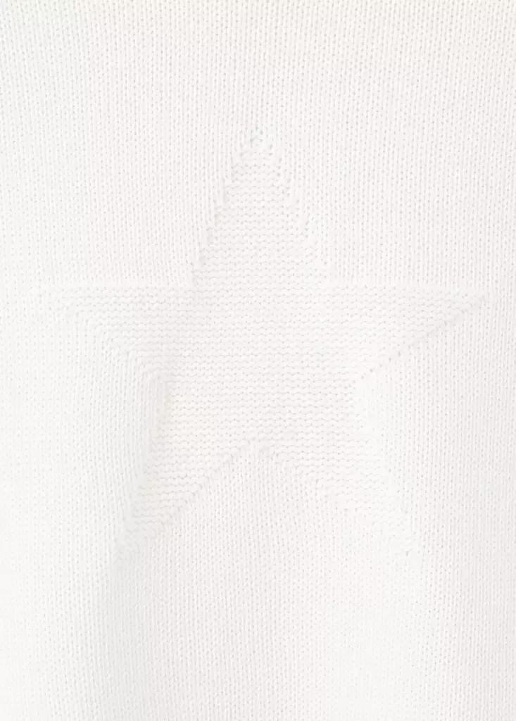 White Star Knitted Sweater, Kids Girl, , large image number 4