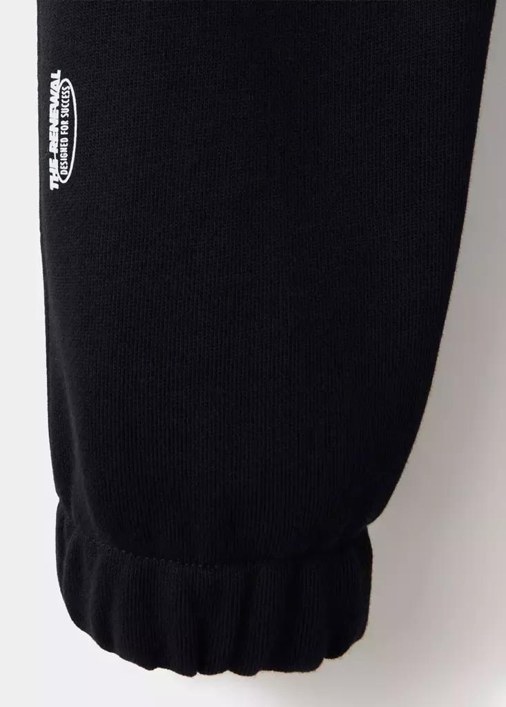 Black Cargo Jogger Trousers, Black, large image number 3