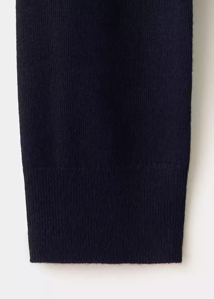 Navy Knitted Button Cardigan, Navy, large image number 6