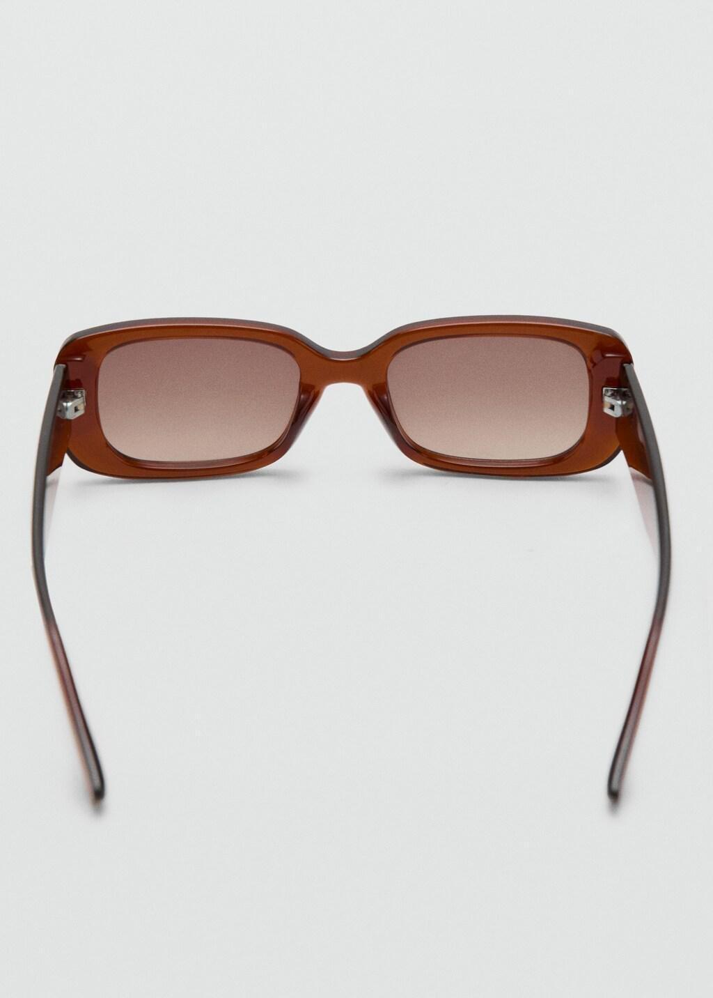 Brown Rectangular-Frame Sunglasses, Brown, large image number 1