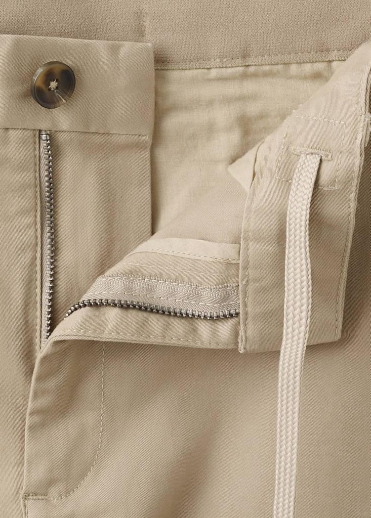 LIGHT BEIGE Prato cropped tapered chino trousers, Light Beige, large image number 7