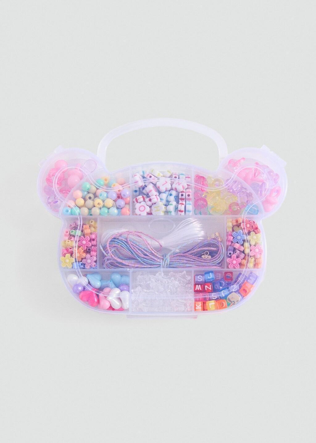 PINK Necklace making set, Kids Girl, Pink, large image number 2