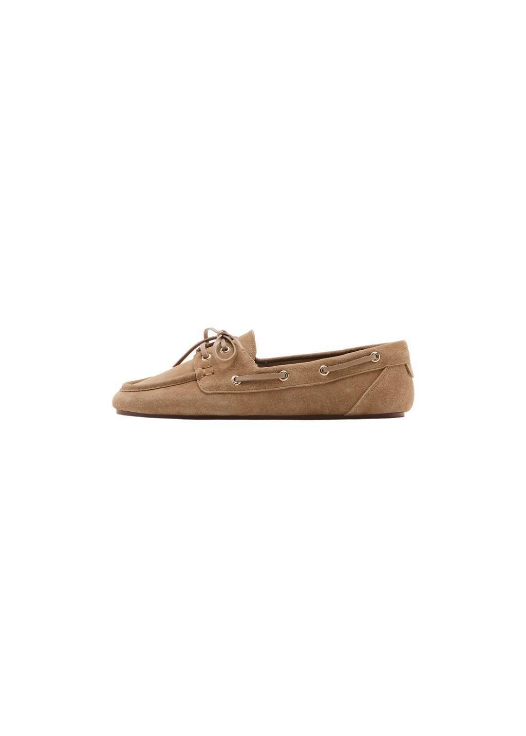 Brown Lt Pastel Suede Driving Shoes, 0201_07, large image number 3