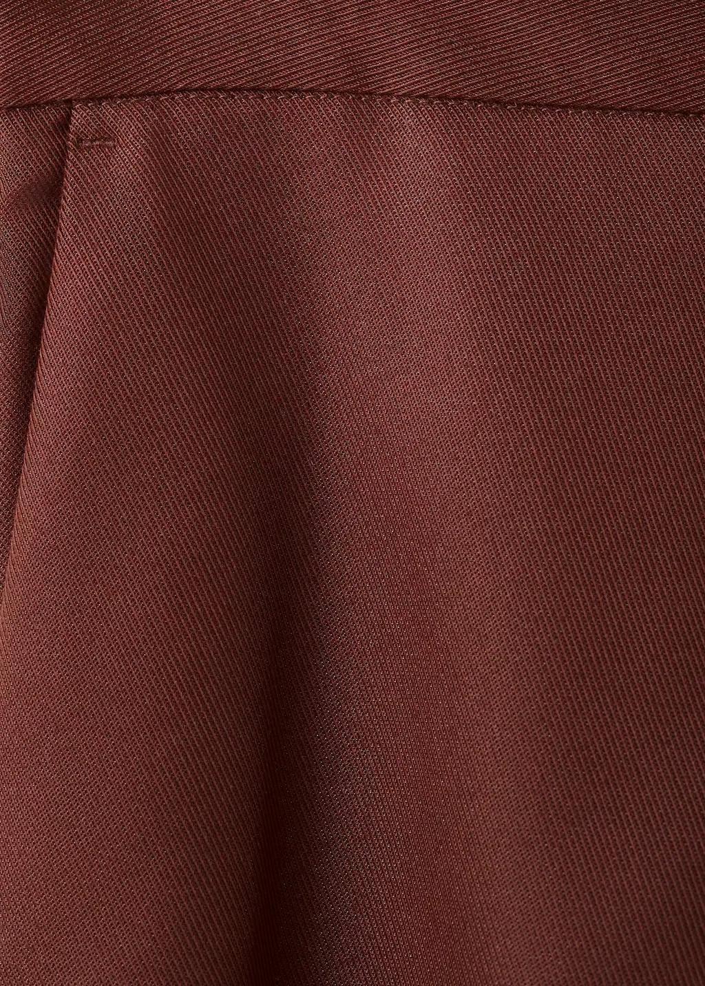 Orange High-Waisted Lyocell Trousers, Medium Orange, large image number 8