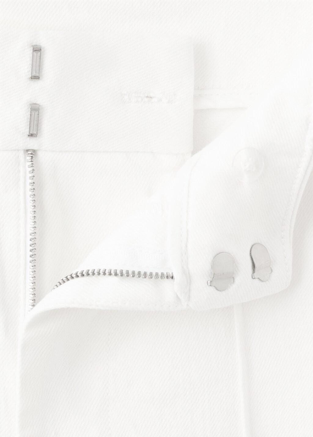 WHITE High-waisted wideleg jeans, White, large image number 1