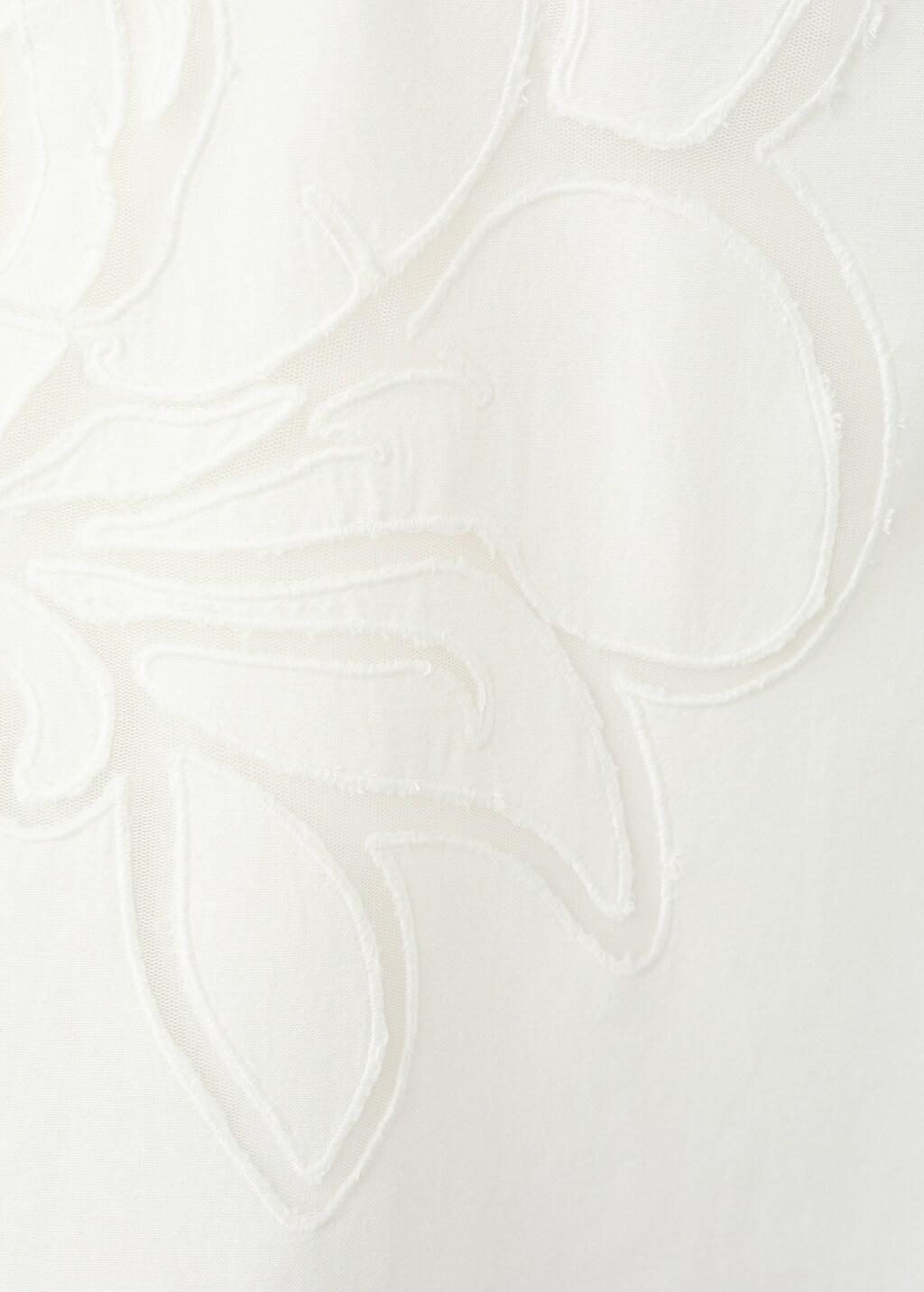 WHITE Floral detail strappy top, White, large image number 4