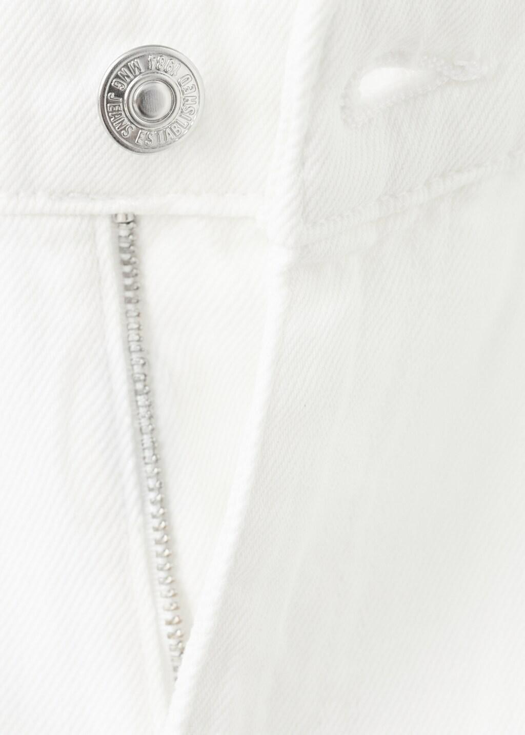 WHITE Low-rise wideleg jeans, White, large image number 1