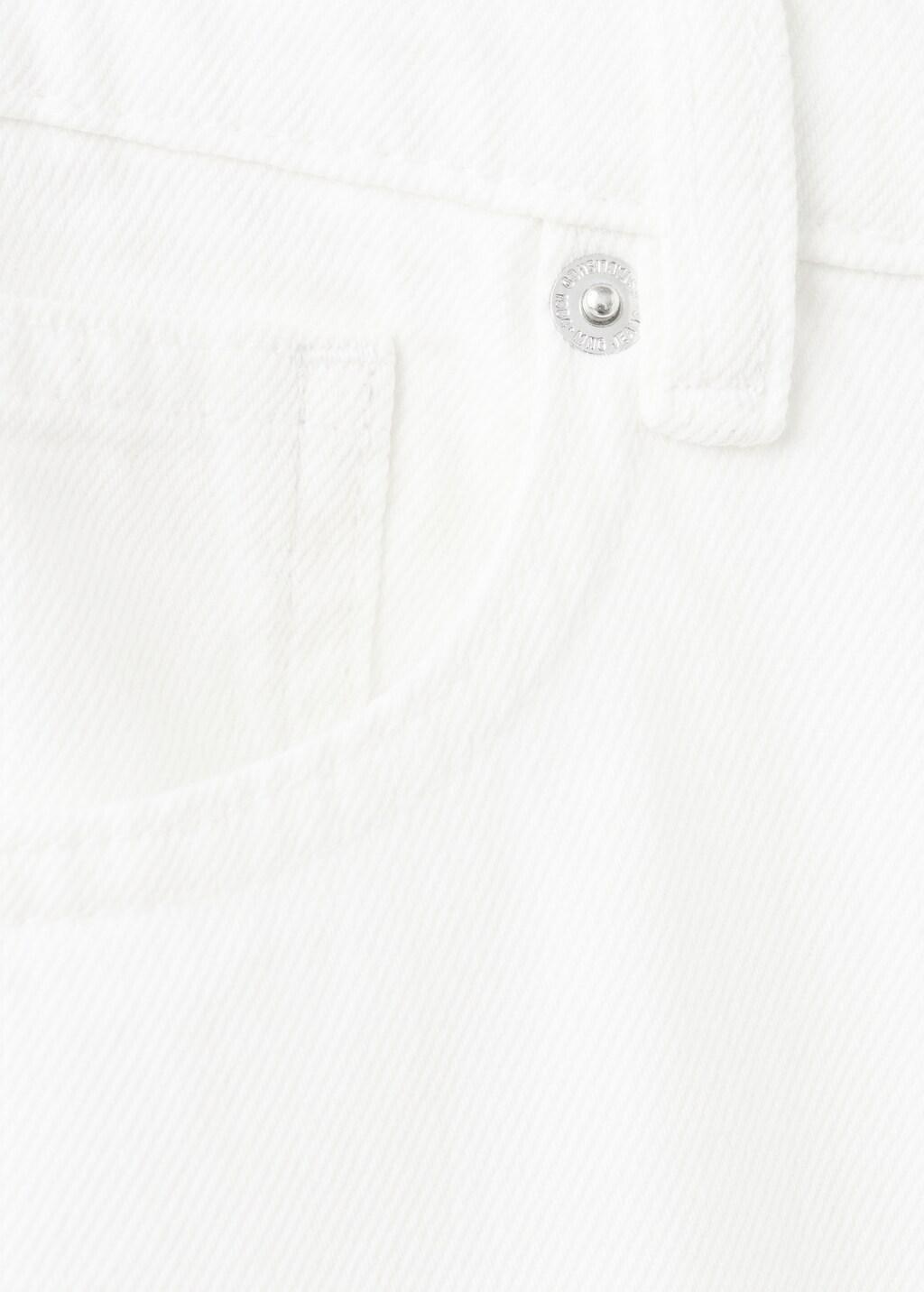 WHITE Low-rise wideleg jeans, White, large image number 5