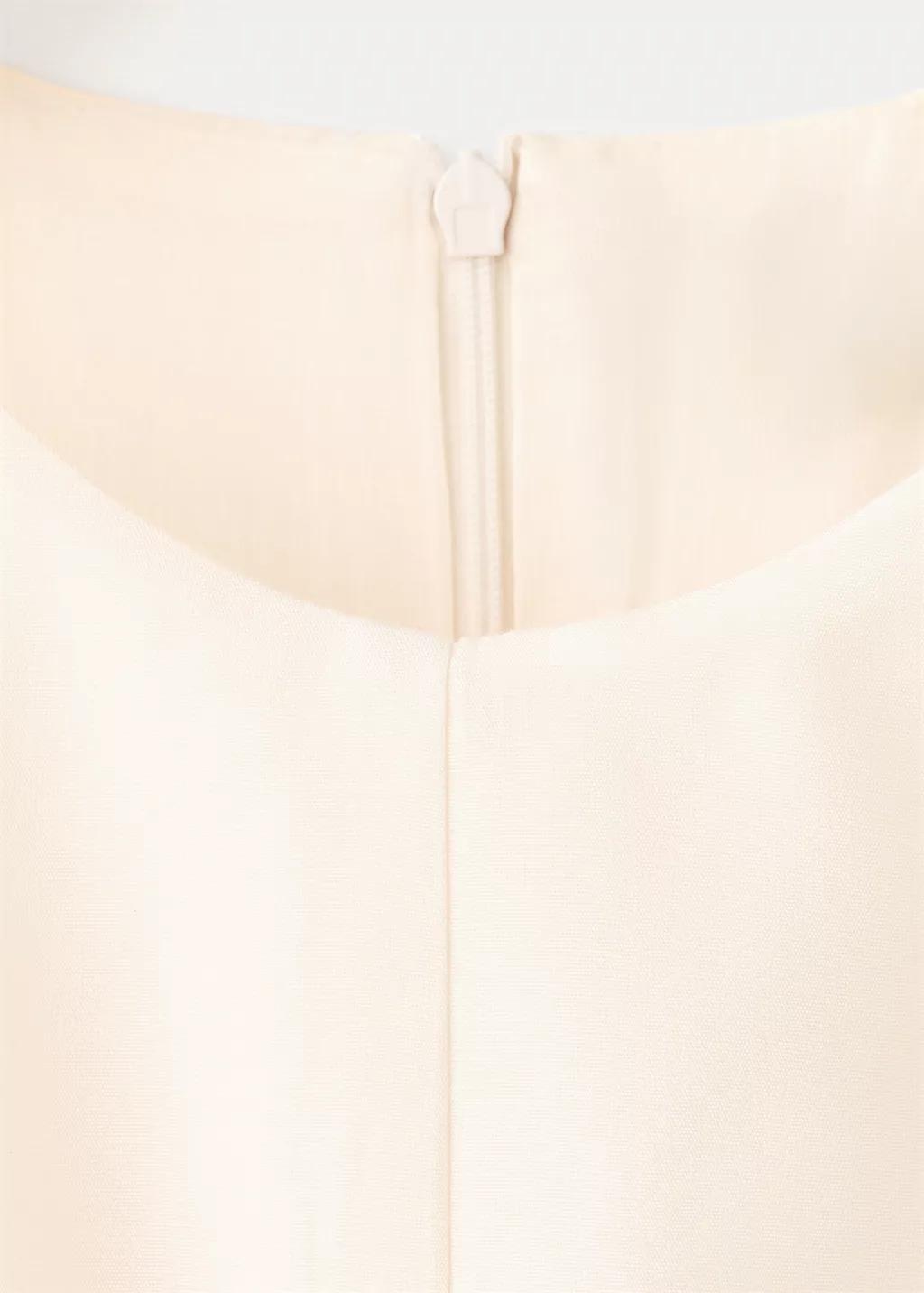 Beige Halter Jumpsuit With Belt Detail, Light Beige, large image number 5