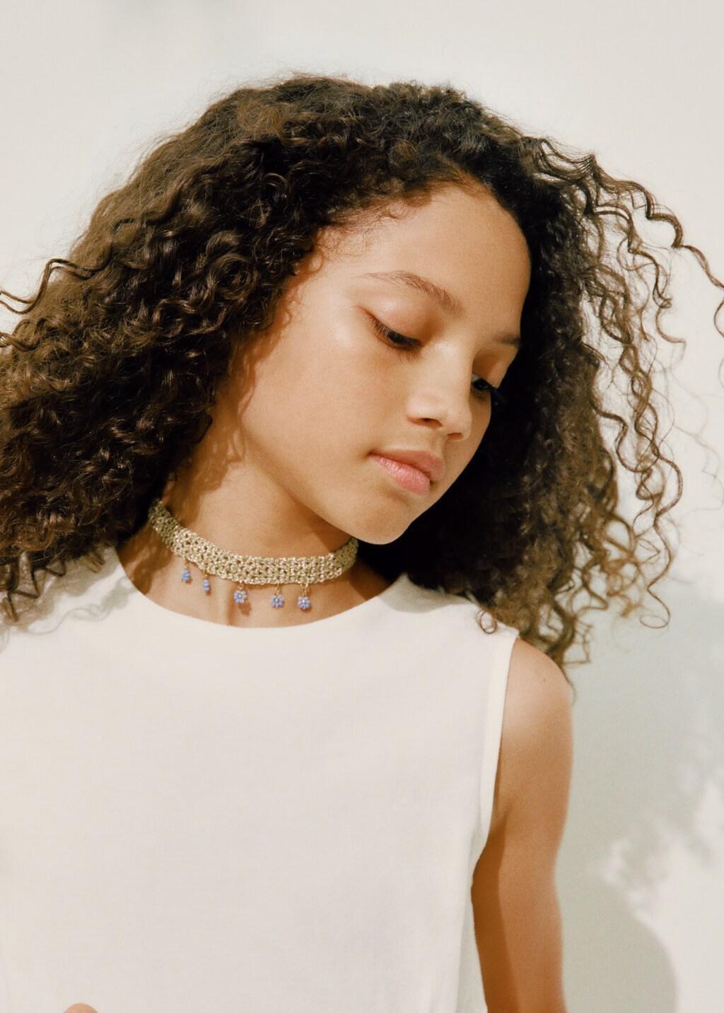 Pink 2 Chokers Pack, Kids Girl, Pink, large image number 1