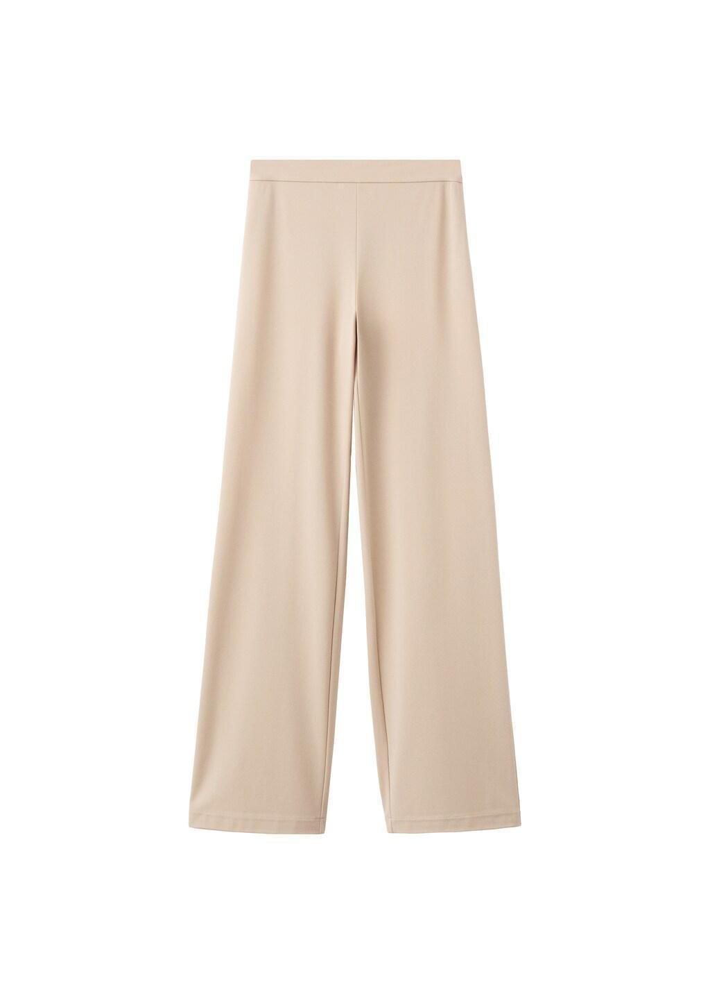 Brown Lt Pastel Straight Mid-Rise Trousers, Light Pastel Brown, large image number 6