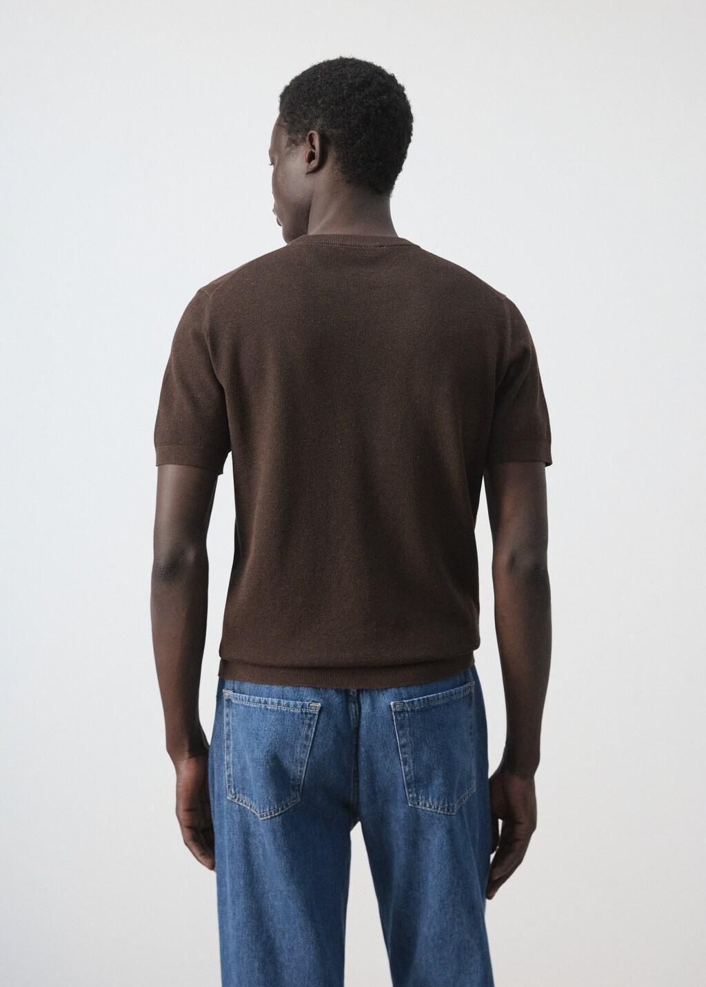 Brown Regular Fit Jersey T-Shirt, Brown, large image number 2