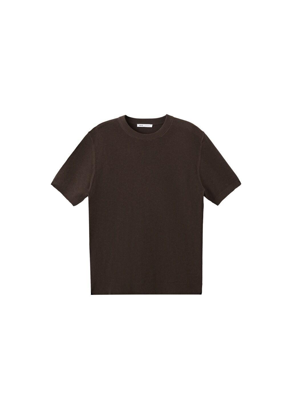 Brown Regular Fit Jersey T-Shirt, Brown, large image number 6