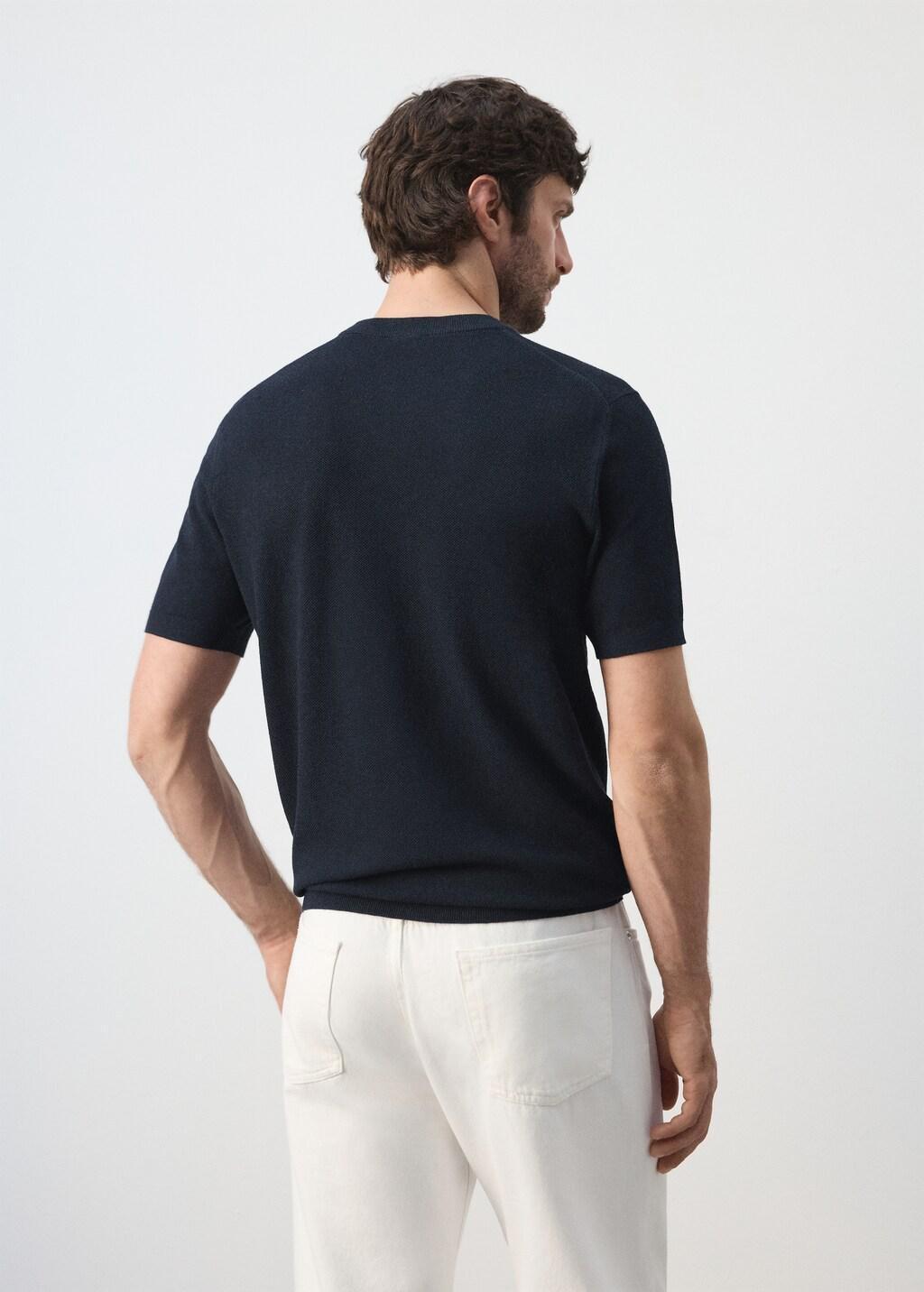 Navy Regular Fit Jersey T-Shirt, Navy, large image number 2