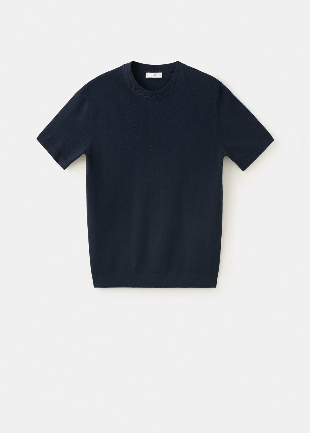Navy Regular Fit Jersey T-Shirt, Navy, large image number 7