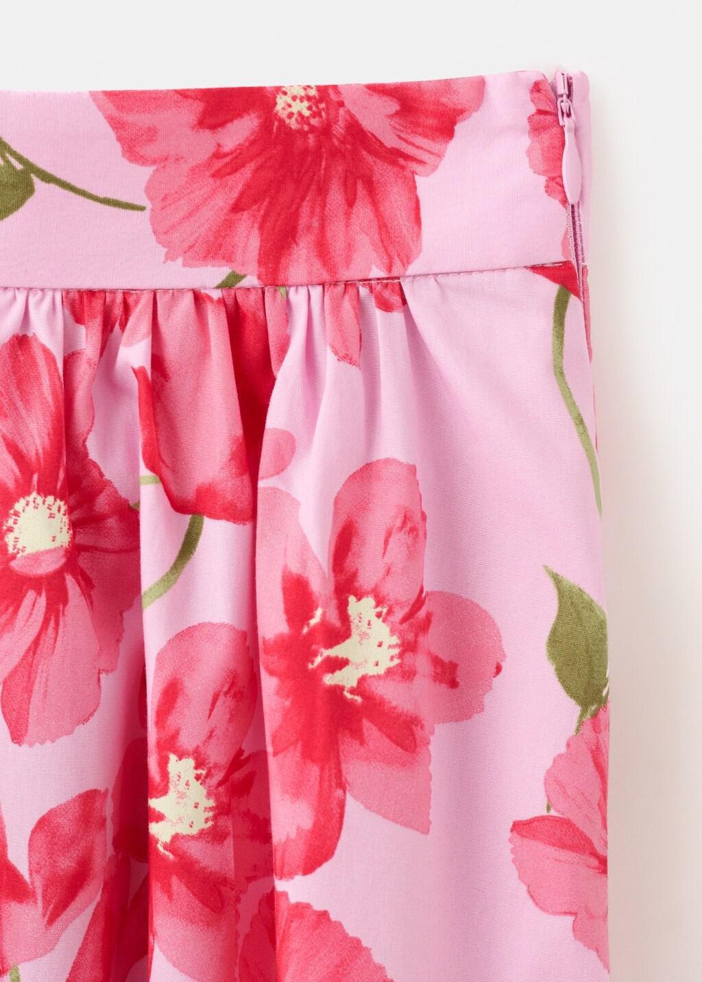 PINK Midi skirt 100% cotton, Pink, large image number 1