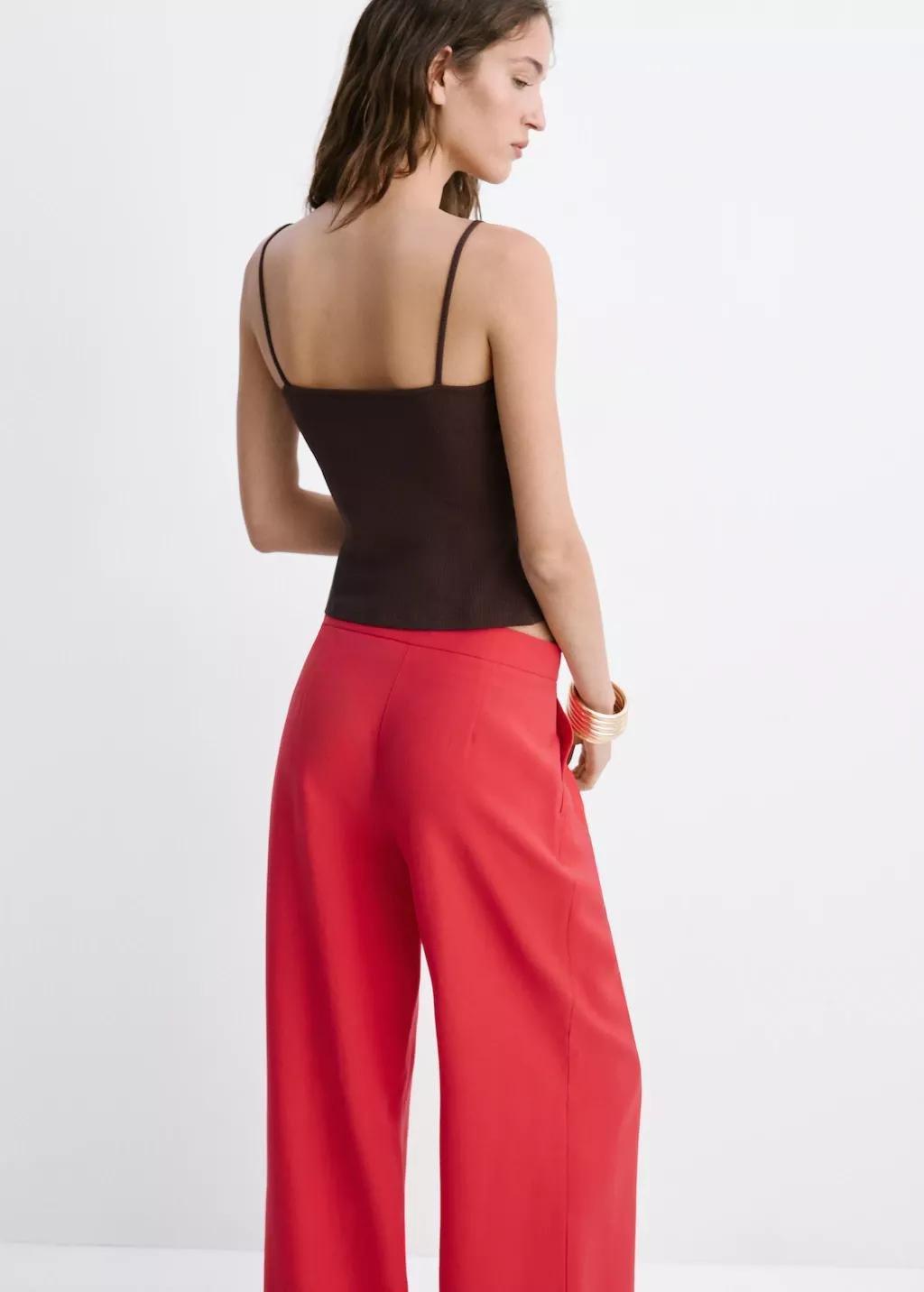 Brown Fitted Top With Lace Detail, Brown, medium