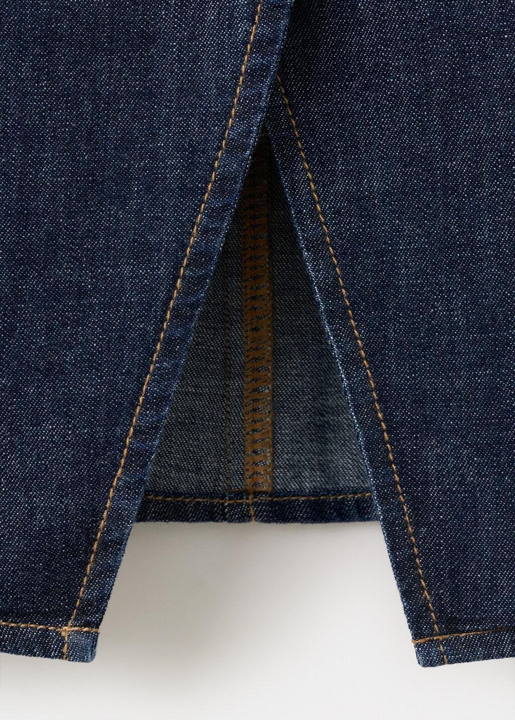 Blue Buttoned Denim Gilet, Open Blue, medium