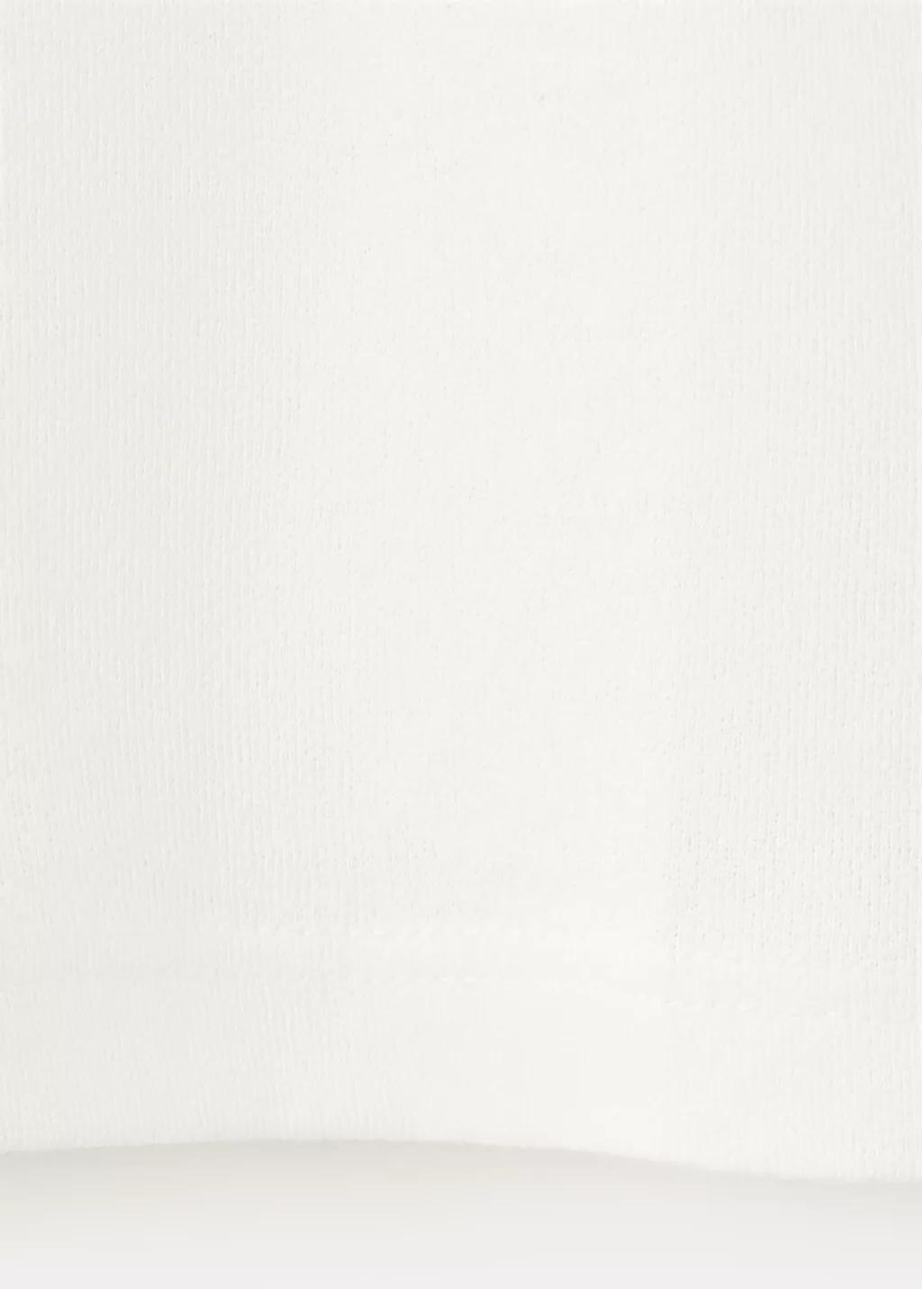 WHITE Relaxed fit cotton-linen blend T-shirt, Men, Natural White, large image number 3
