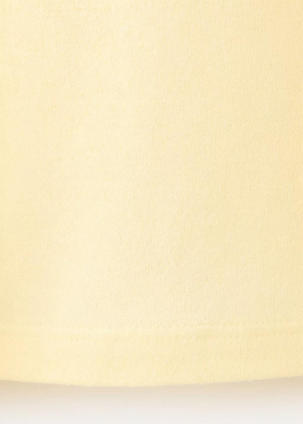 YELLOW Relaxed fit cotton-linen blend T-shirt, Men, Yellow, large image number 3