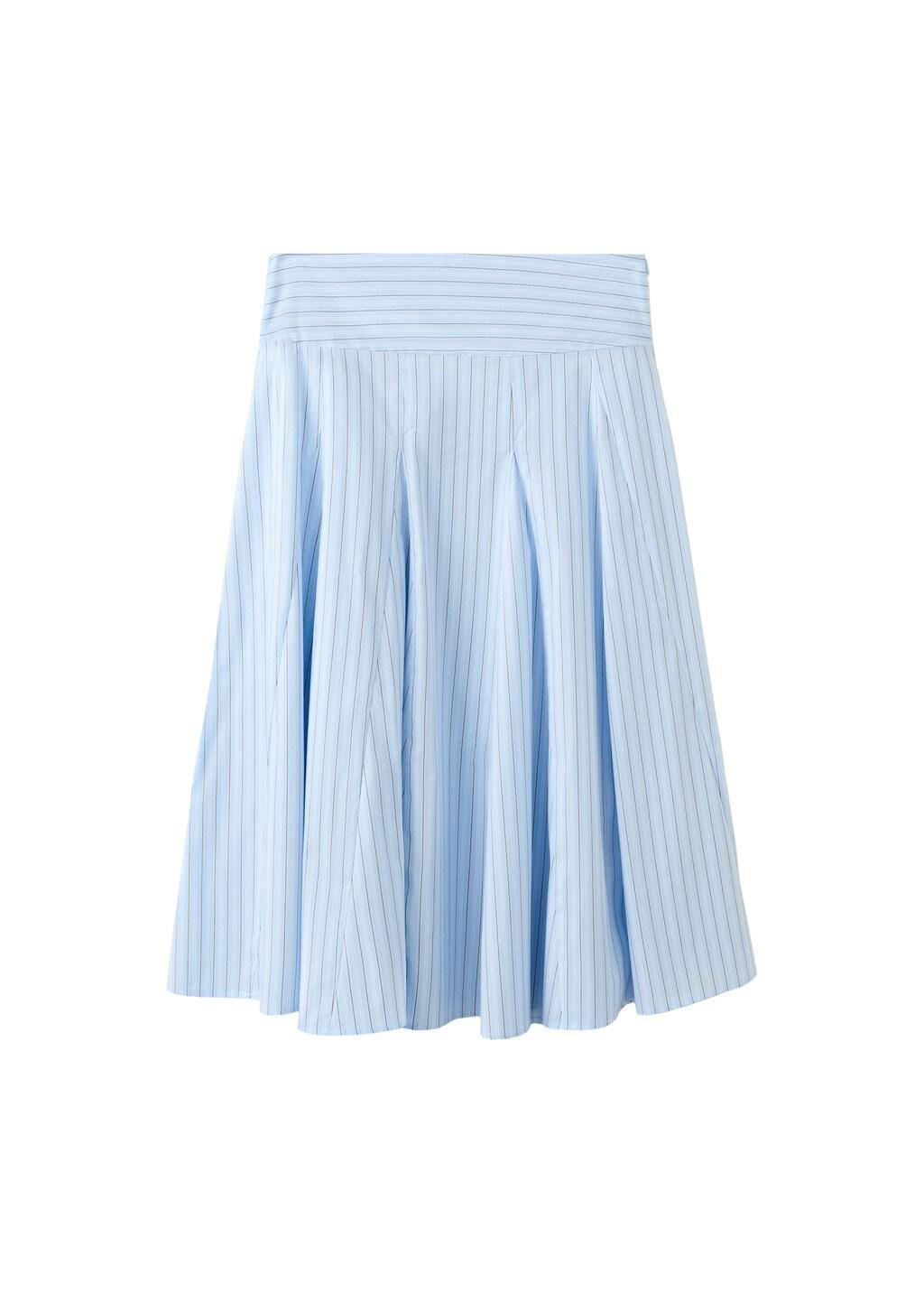 LT-PASTEL BLUE Printed godets skirt, Light-Pastel Blue, large image number 4