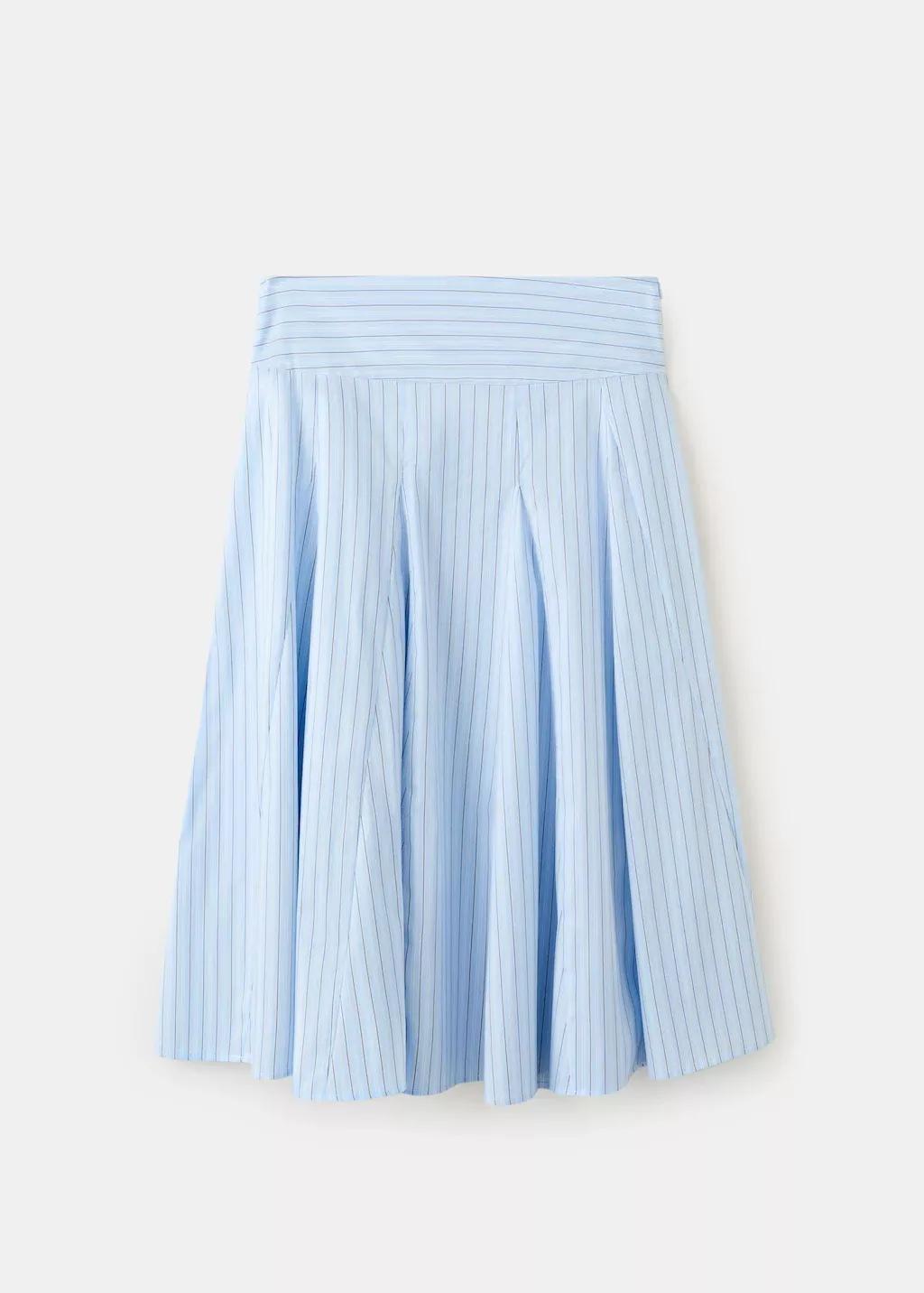 LT-PASTEL BLUE Printed godets skirt, Light-Pastel Blue, large image number 5