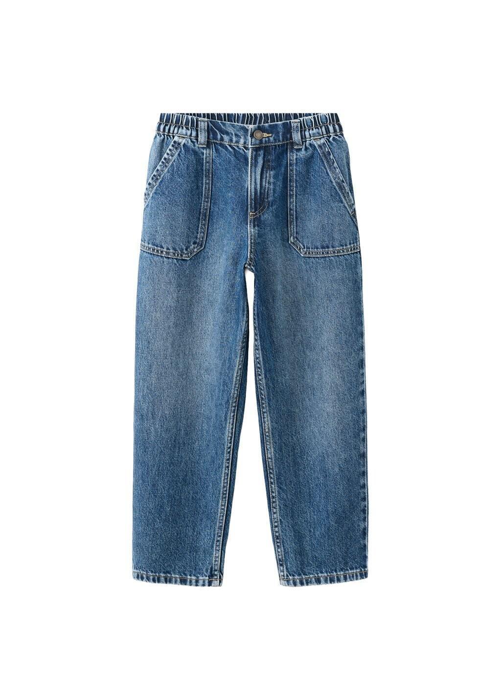Blue Jeans wide leg, Kids Boy, Open Blue, large image number 4