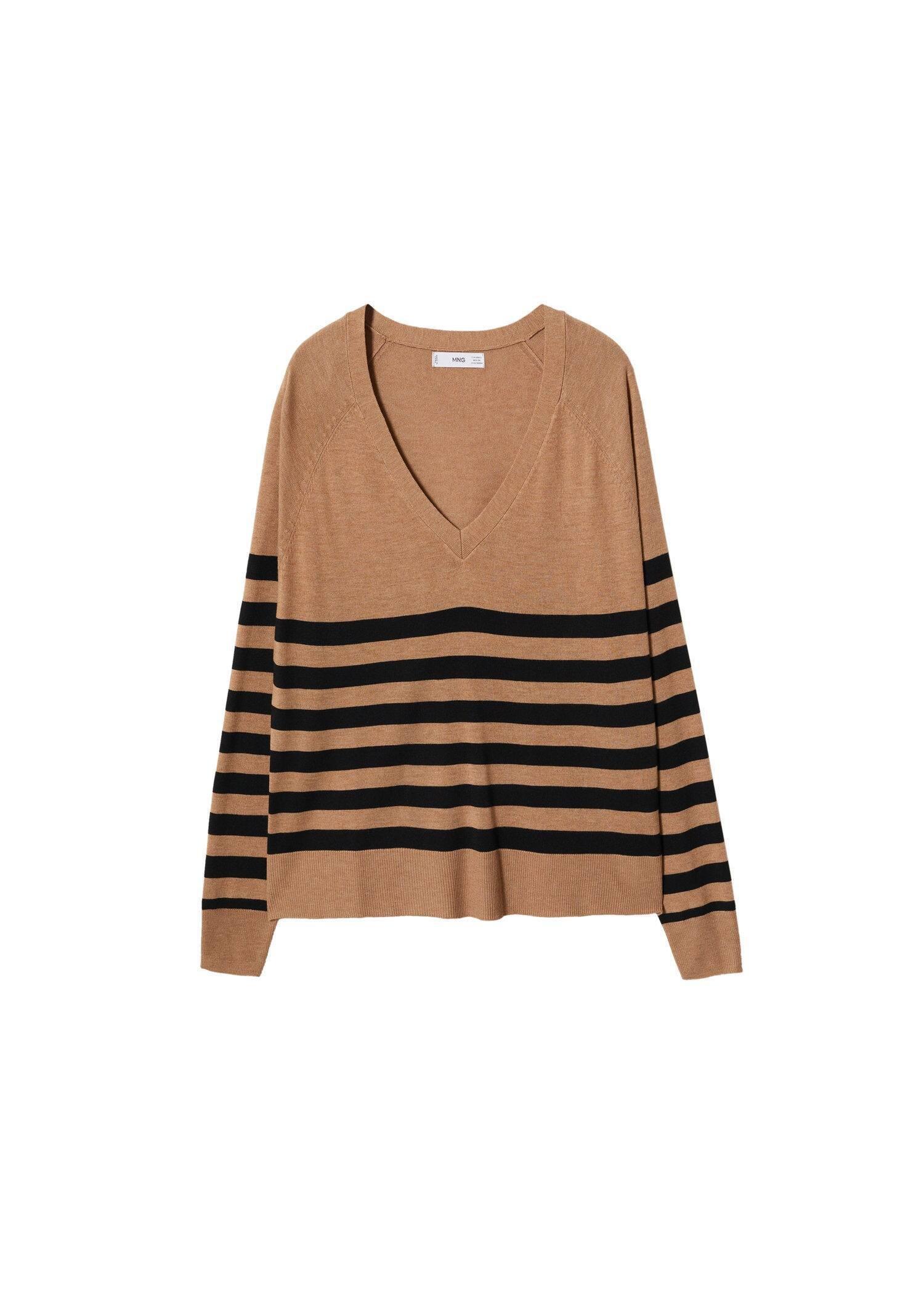 Brown Fine-Knit Sweater, , large image number 4