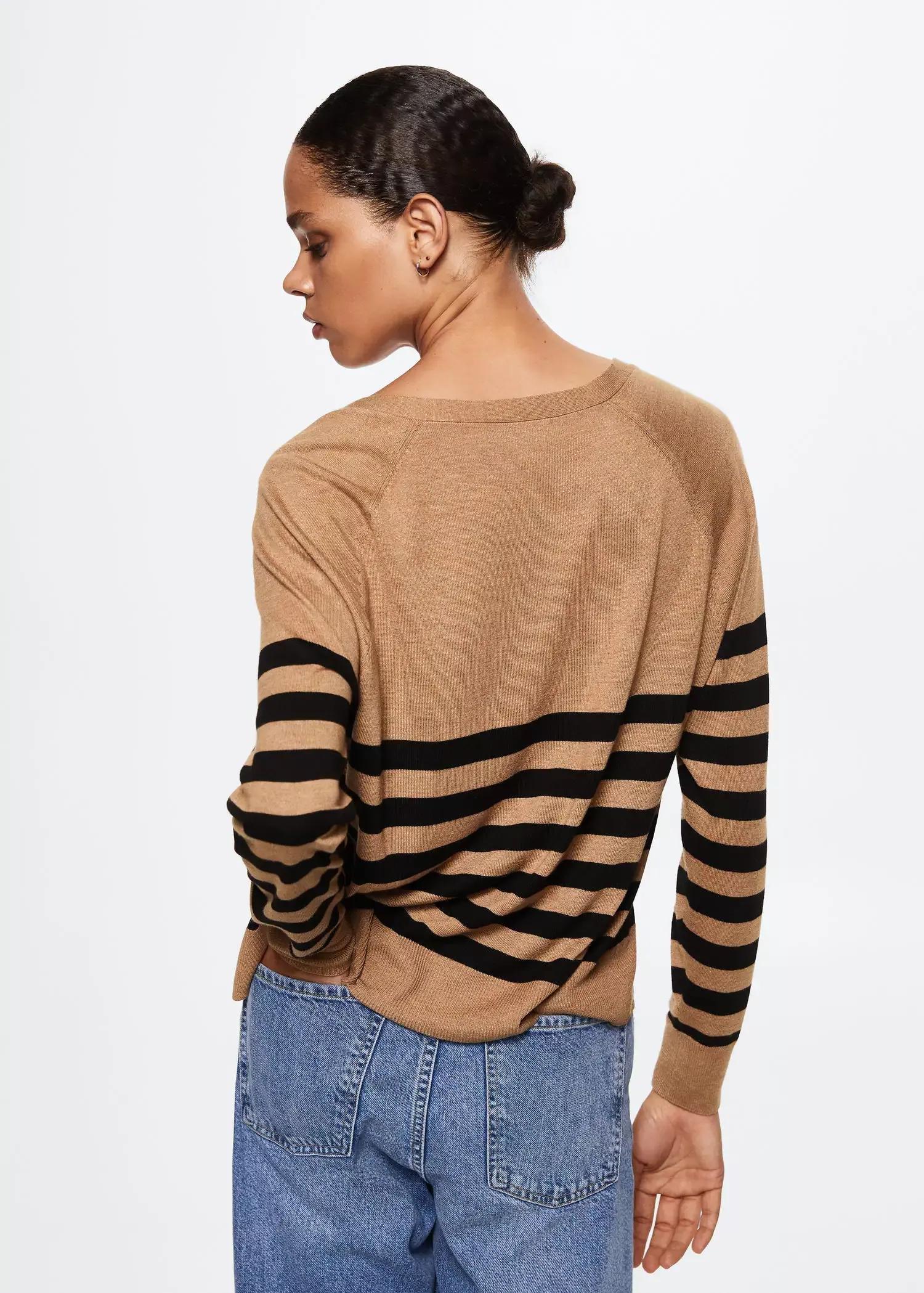Brown Fine-Knit Sweater, , large image number 7