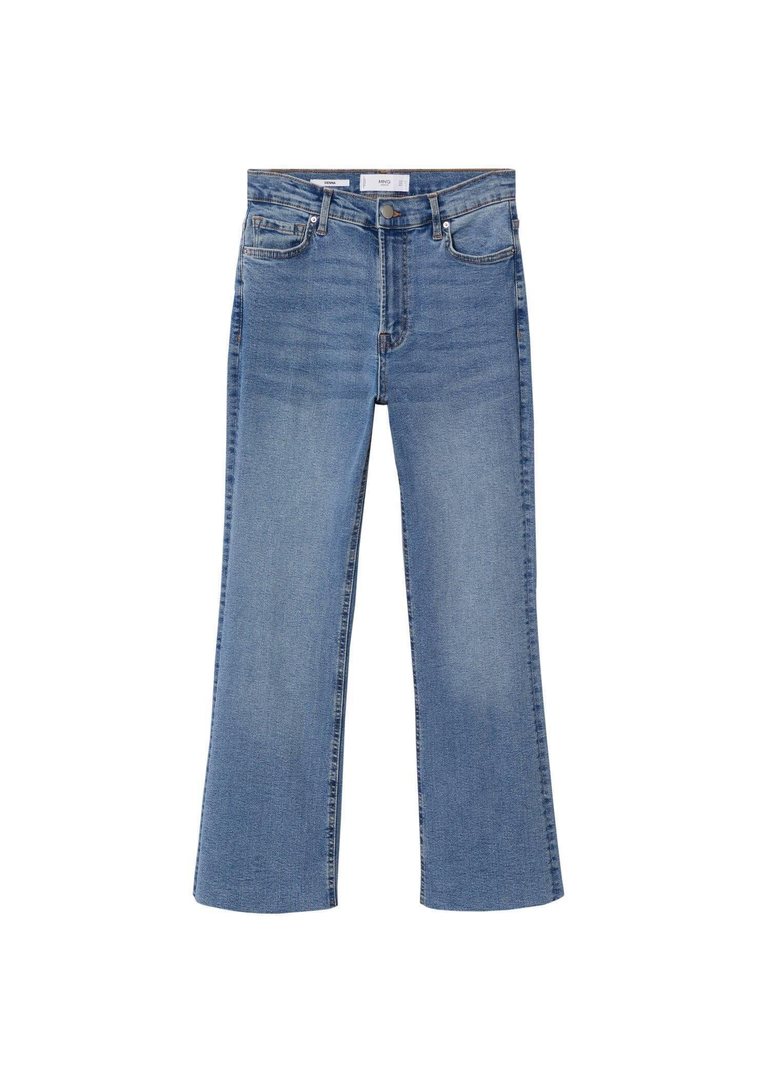 open blue High-waist bootcut jeans, , large image number 3