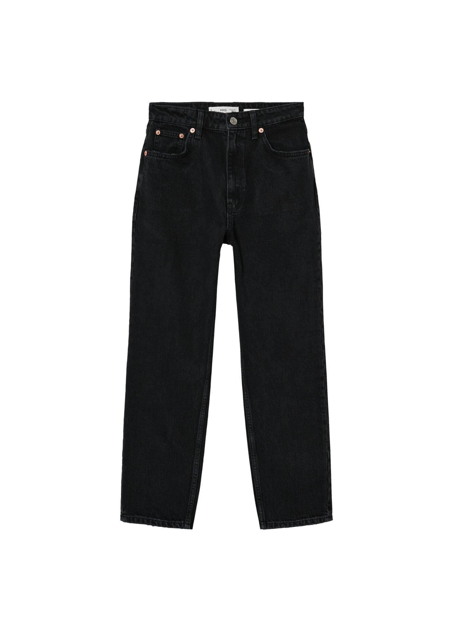 open grey Mom high-waist jeans, , large image number 4