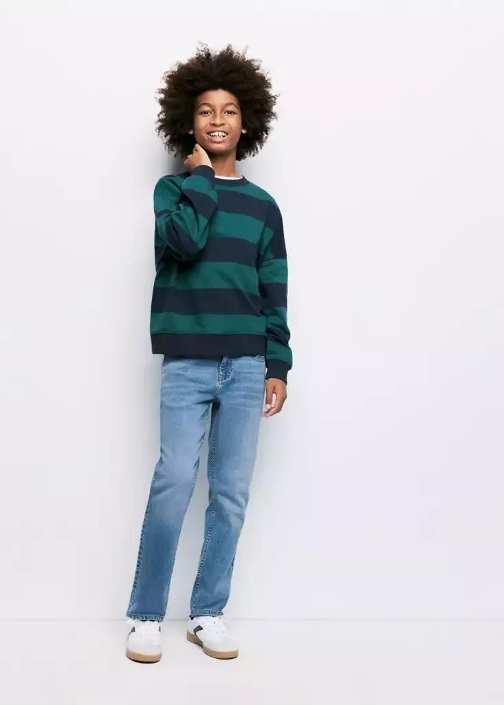 Blue Slim Fit Cotton Jeans, , large image number 0