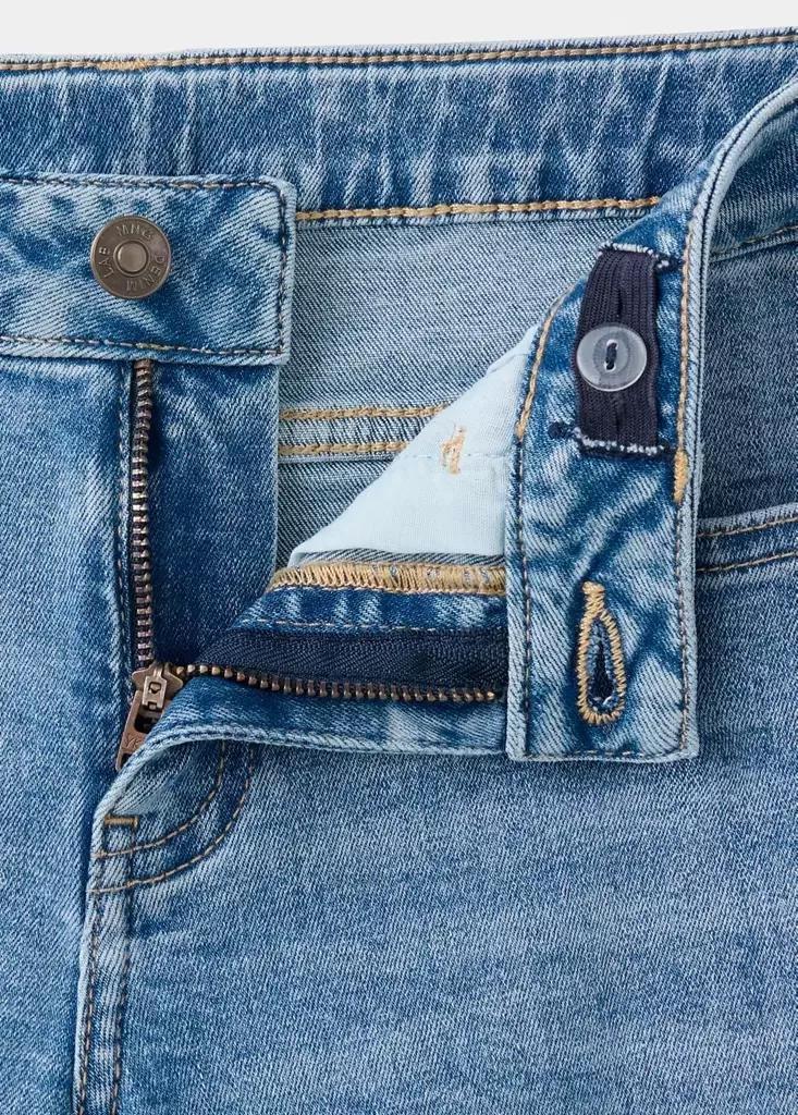 Blue Slim Fit Cotton Jeans, , large image number 3