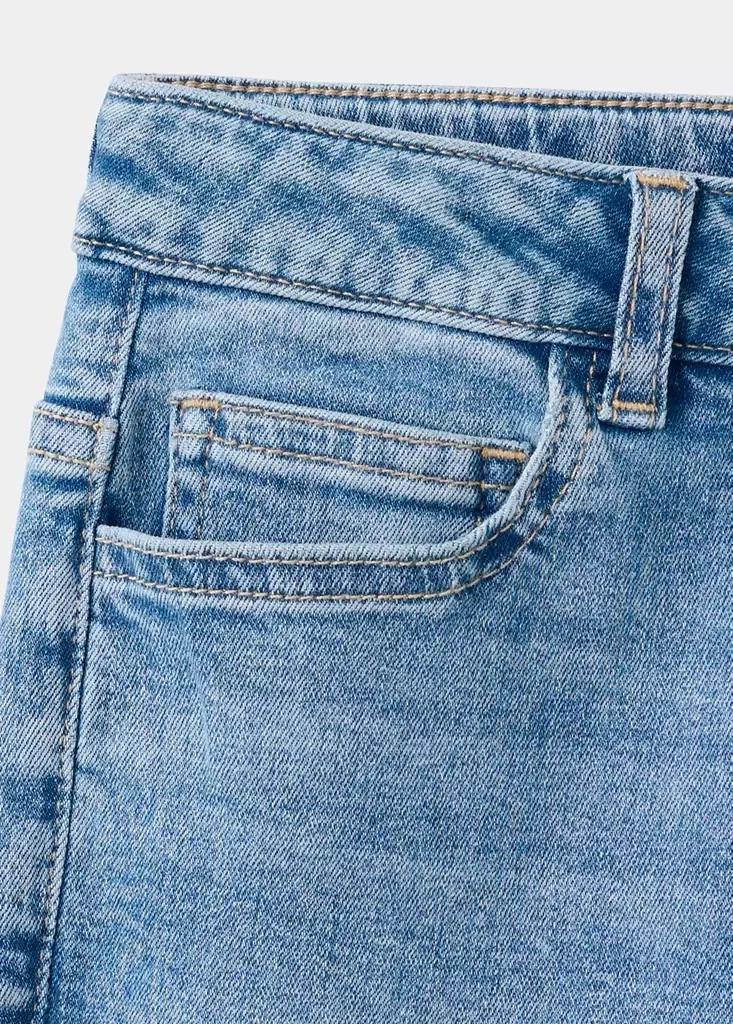 Blue Slim Fit Cotton Jeans, , large image number 4