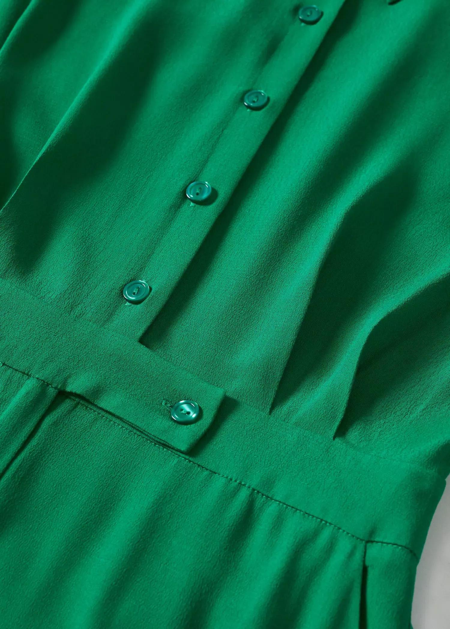 Green Pocket Flowy Jumpsuit, , large image number 3