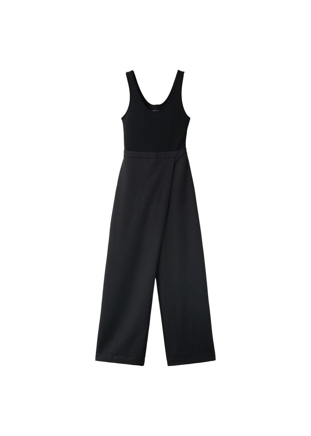 Black Strappy Jumpsuit, Black, large image number 5