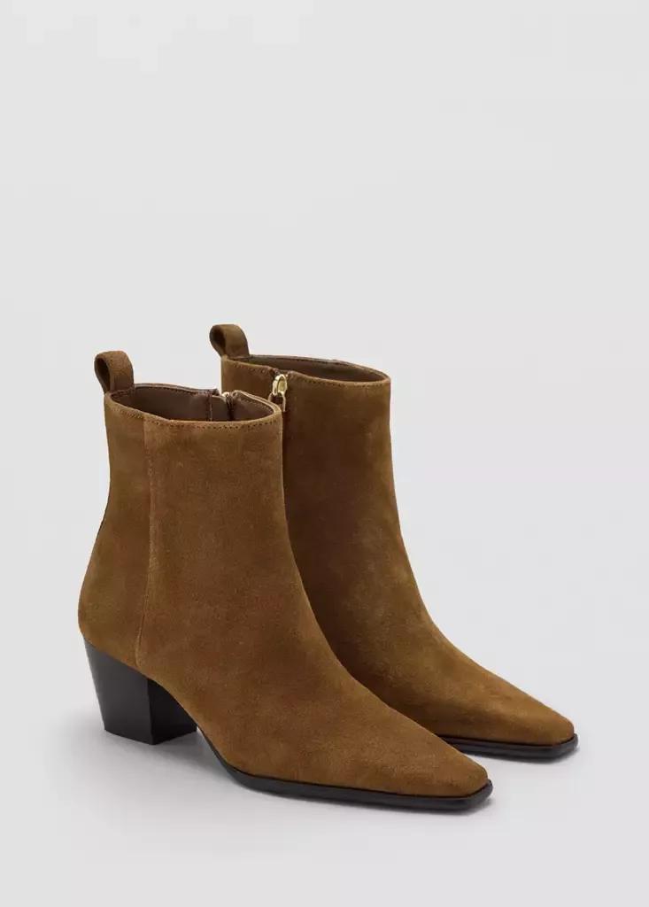 Brown Ankle Boots, Medium Brown, medium