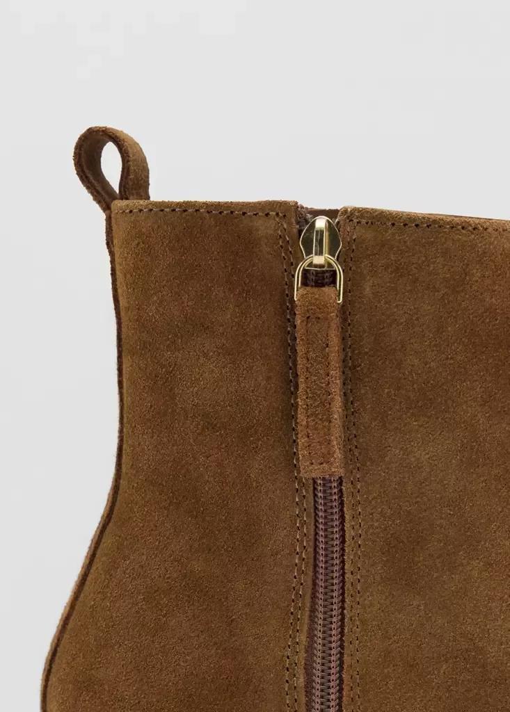Brown Ankle Boots, Medium Brown, large image number 4
